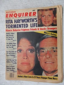 NATIONAL ENQUIRER MAGAZINE SEPT 23, 1980 MARY TYLER MOORE RITA HAYWORTH'S LIFE - Picture 1 of 2