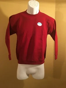 Hanes boys' fleece crew sweatshirt Burgundy Medium - Picture 1 of 3