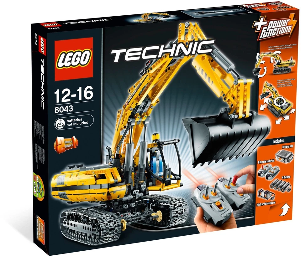 LEGO Technic 8043 Excavadora Motorizada Nuevo Retirado Sellado Juego de Construcción Foto 1 de 3