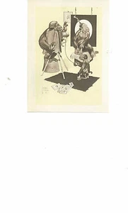Vintage NOV1944 3M LAWSON WOOD MONKEY ART ENVELOPE POSTCARD PHOTO ADS RARE 020 - Bild 1 von 3