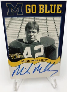 TK Legacy MIKE MALLORY AUTO Signed M GO BLUE Card MGB72 MICHIGAN WOLVERINES - Picture 1 of 9