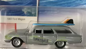 2003 JOHNNY LIGHTNING - SURF RODS - 2 LONGBOARDS - 1960 FORD WAGON - Picture 1 of 6