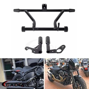 Passenger Peg Crash Bar For Harley Softail Street Bob FXBBS FXLR FXBRS 2018-2024 - Picture 1 of 11