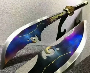 Starkes chinesisches Kung Fu Da Dao Breitschwert scharf 1095 High Carbon Stahl Klinge Schwert - Bild 1 von 10