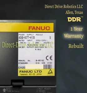 **Neu aufgebaut**12mo GARANTIE**UMTAUSCH**PROBIEREN SIE UNS EINMAL**Fanuc A06B-6077-H106 - Bild 1 von 5