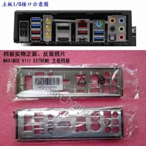 Asus Maximus VIII EXTREME Mainboard Z170 Rückwandplatine E/A Shield - Bild 1 von 1