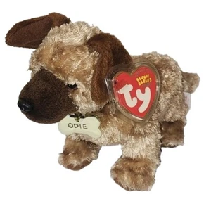 Ty Beanie Baby ODIE the Dog (Garfield Movie) 5.5" NEW MWMTs Stuffed Animal Toy - Picture 1 of 13