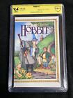 The Hobbit #1 - Eclipse - CBCS SS 9.4  WHITE- Signed by David Wenzel