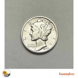 Moneda de diez centavos 1942 P Mercury - Estados Unidos 90 % plata real BU GEMA #42DB4 - Imagen 1 de 5