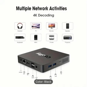 Coolby Yealbox Mini PC (Intel Celeron N3350 6GB 64GB Windows 10) - Picture 1 of 6