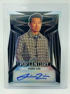 2023 Leaf Metal Pop Century Simu Liu Black Prismatic Auto #01/12