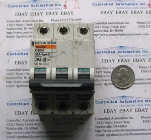 Merlin Gerin Circuit Breaker, multi9, C60N, 32A-type D, 480VAC - Picture 1 of 2