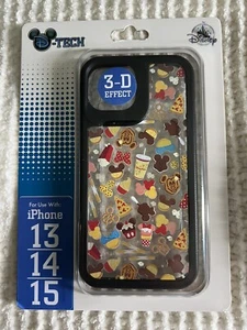 FUNDA Disney Parks Mickey & Minnie Snacks 3D IPHONE 13/14/15 Nueva - Imagen 1 de 2