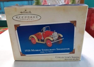 Hallmark Tretauto Andenken Ornament 1926 Murray Steelcraft Flitzer Spielzeug 2005 - Bild 1 von 14