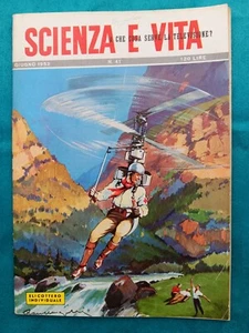 SCIENZA E VITA Giugno 1952  A che serve la televisione ? -Elicottero individuale - Foto 1 di 2