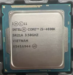 Intel Core i5-4690K quad-core 3.5GHz 6M SR21A LGA1150 88W CPU processor - Picture 1 of 1