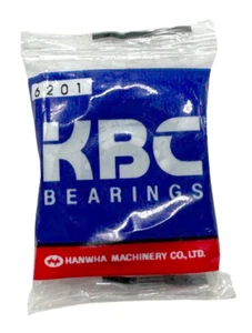 2er-Pack KBC 6201 12 mm x 32 mm x 10 mm doppelt versiegeltes Kugellager - Bild 1 von 2