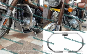Chrome Engine Guard Crash Bar Guard Fit For Royal Enfield New Classic Reborn 350 - Picture 1 of 8