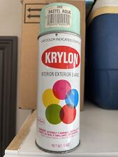 Vintage Krylon 2002 Pastel Aqua Spray Paint Can