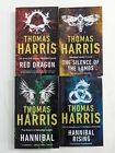 Ensemble de livres de poche Hannibal Lecter par Thomas Harris 1 2 3 4 collection livres de poche britanniques