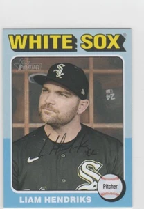 2024 Topps Heritage Mini Liam Hendricks Blue Border 05/25 #351 - White Sox - Picture 1 of 1