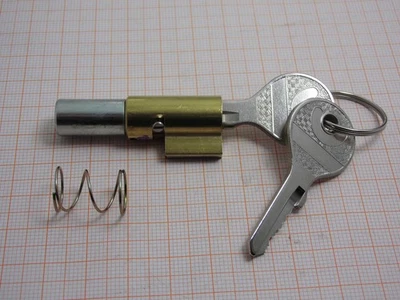 Blocchetto sterzo BMW R75/5 - NEIMAN Style tondo - bullone 10 mm Ø x 18,5 - lock sterzo