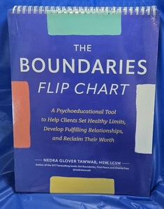 Boundaries Flip Chart : A Psychoeducational Tool by Nedra Glover Tawwab SEALED! - Picture 1 of 2