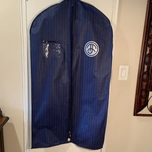 Tom James Navy Cloth Garment Bag - Picture 1 of 10