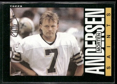 1985 Topps Morten Andersen New Orleans Saints #101 - Image 1 of 2