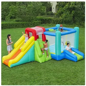 Bestway Jump 'n Climb aufblasbare Mega Hüpfburg - Spielspaß Outdoor für Kinder NEU - Bild 1 von 12