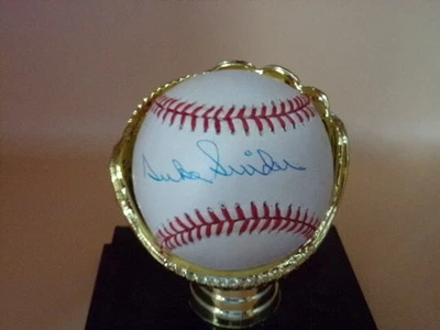 DUKE SNIDER SIGNED OFFICAL MLB BASEBALL DODGERS HOF - Image 1 of 2