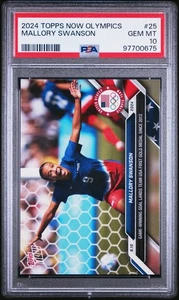 Mallory Swanson PSA 10 2024 Topps Now Olympic Games #25 *211 - Picture 1 of 2