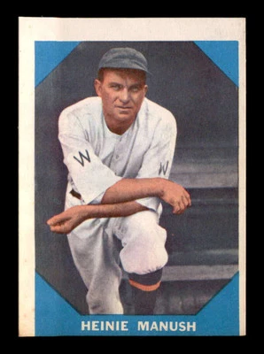 Fleer #18 1960 Heinie Manush EX/EX+ X3259482 Foto 1 de 3