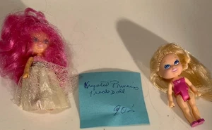 Vintage 1990s Playskool Krystal Princess Lot of Two Dolls - LOT17-27 - Bild 1 von 1
