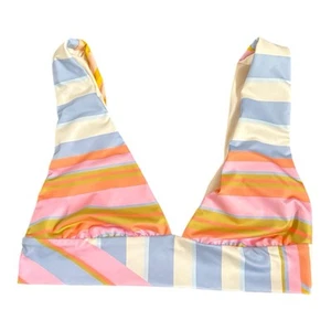 Billabong Bikini Top Women Medium Multicolored Break Of Dawn Full Coverage - Picture 1 of 7
