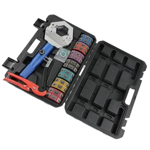 8x A/C Hydraulic Hose Crimper Air Conditioning Crimping Dies Tools Set - Imagen 1 de 12
