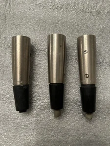 3 Used Switchcraft A3M Series 3-Pin XLR Male Cable End Mic Connector Untested - Picture 1 of 4