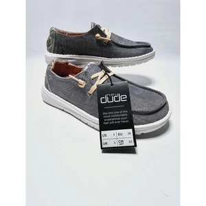 Hey Dude Wendy Boho Damenschuhe grau 121413238 Größe 5 NEU mit Etikett - Bild 1 von 7