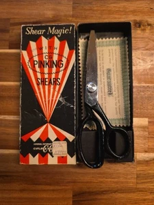 Vintage Cutler’s Guild CG Shear Magic Pinking Shears with Box & Certificate 7” - Picture 1 of 6