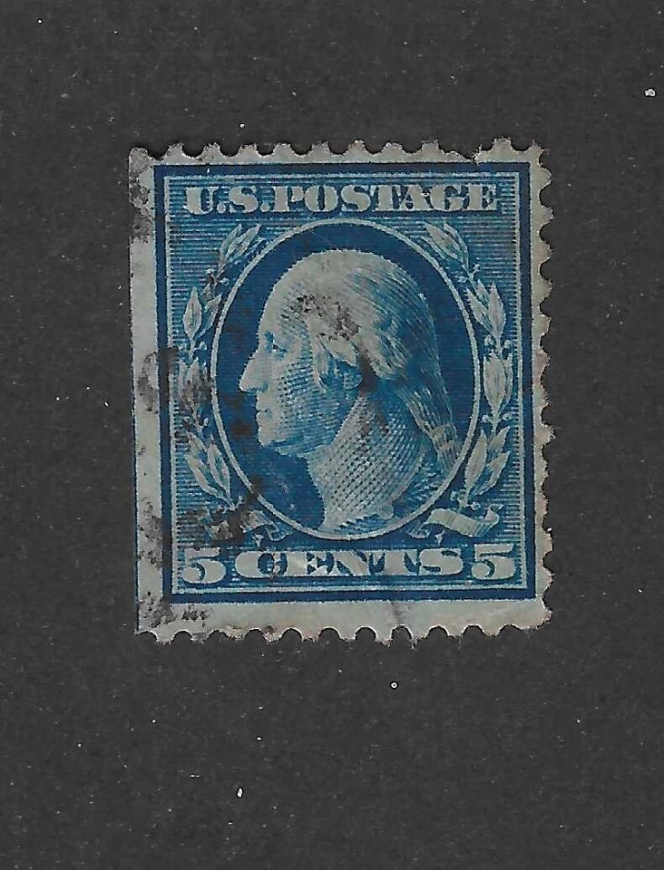 Scott # 504, 5 cents blue George W, 1917, VF+ - Image 1 of 1