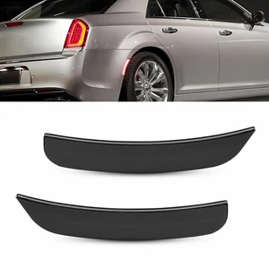 Par de luces LED rojas para parachoques trasero derecho derecho trasero derecho trasero Chrysler 300 2015-23 - Imagen 1 de 17
