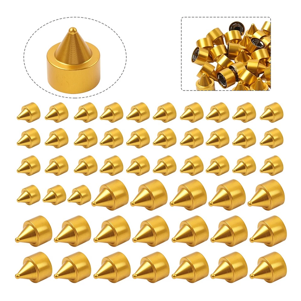 52X For Indian Chief Roadmaster Challenger Engine Topper Bolt Cover Screw Cap Foto 1 de 4