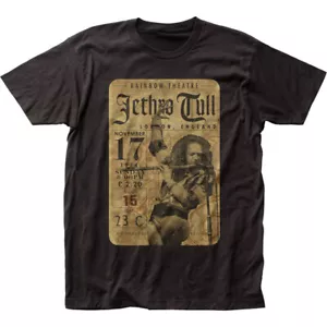 Jethro Tull Biglietto Concerto Progressive Rock Fitted Maglietta Uomo TULL14 - Foto 1 di 3