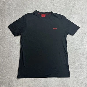 HUGO BOSS Herren T-Shirt Kurzarm Gr. L Regular Fit Classic Logo 23218 Schwarz - Bild 1 von 9
