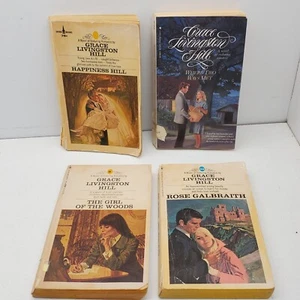 Lot Of 4 Grace Livingstone Hill Romance Books  - Picture 1 of 8