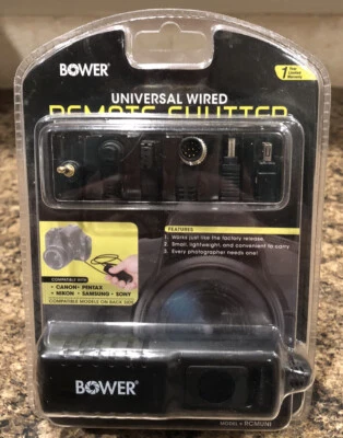 Bower RCWUNI Universal Wireless Remote Shutter, New in Package! - Image 1 of 4