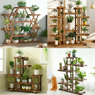 Многоуровневая угловая подставка для цветов для помещений и улицы профессиональная - Изображение 1 из 4