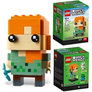 🔥 Lego BrickHeadz Minecraft Alex 40624 RETIRED SET SEALED FAST 1 DAY SHIPPING! - Picture 1 of 7