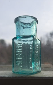 Attic Mint late 1860s aqua 2.75 inch Dr Crumb Union Ointment Medicine Buffalo NY - Picture 1 of 6