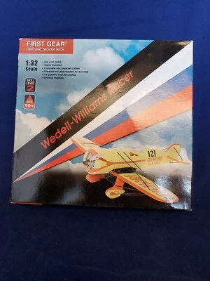 First Gear Diecast Metal Model Airplane Wedell-Williams Racer 1:32 Scale Kit - Image 1 of 4